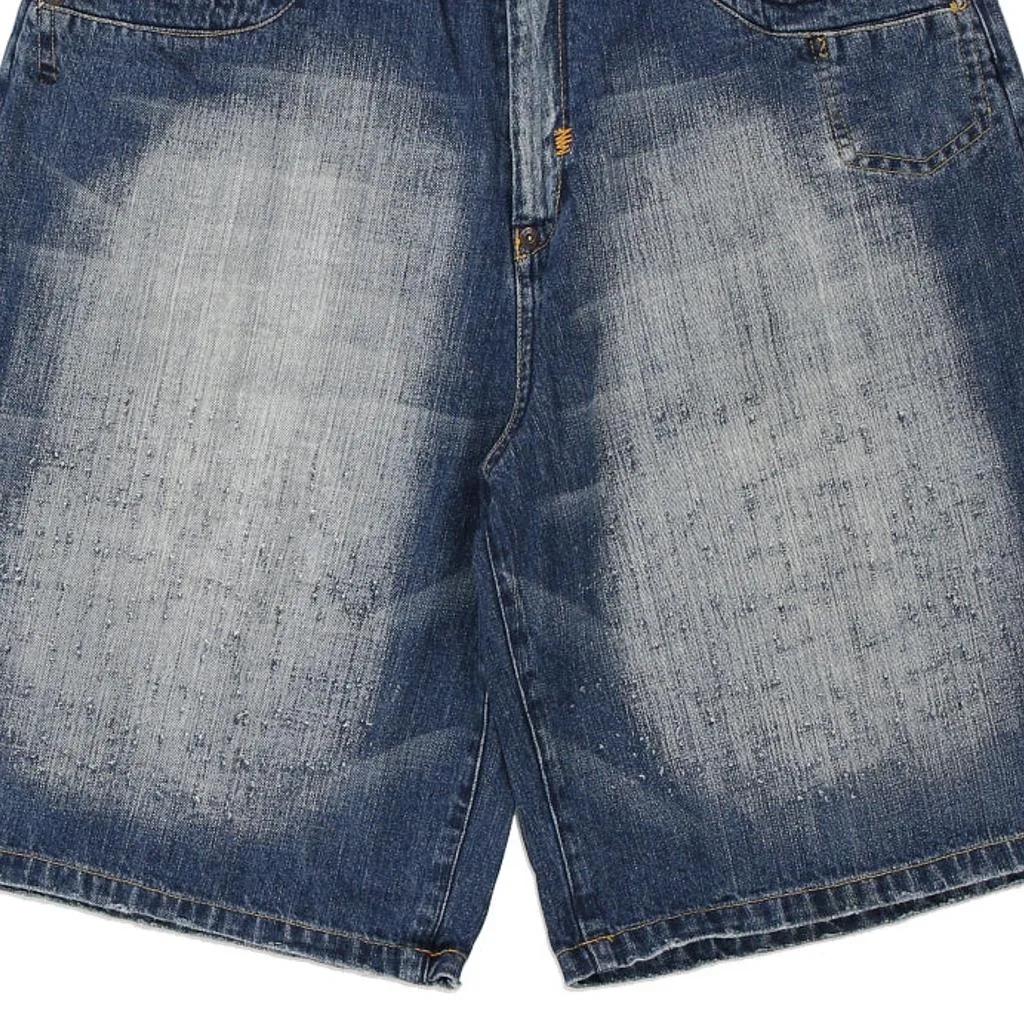 Akademiks Denim Shorts - 39W 13L Blue Cotton