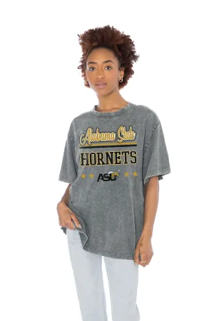 ALABAMA STATE HORNETS HERE TO PLAY OVERSIZED CREWNECK TEE