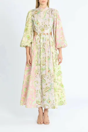 Alemais Marta Cut Out Midi Dress