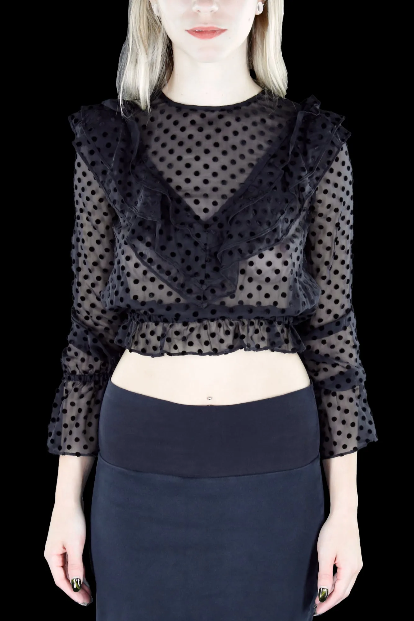& Other Stories Sheer Prarie Top - XS