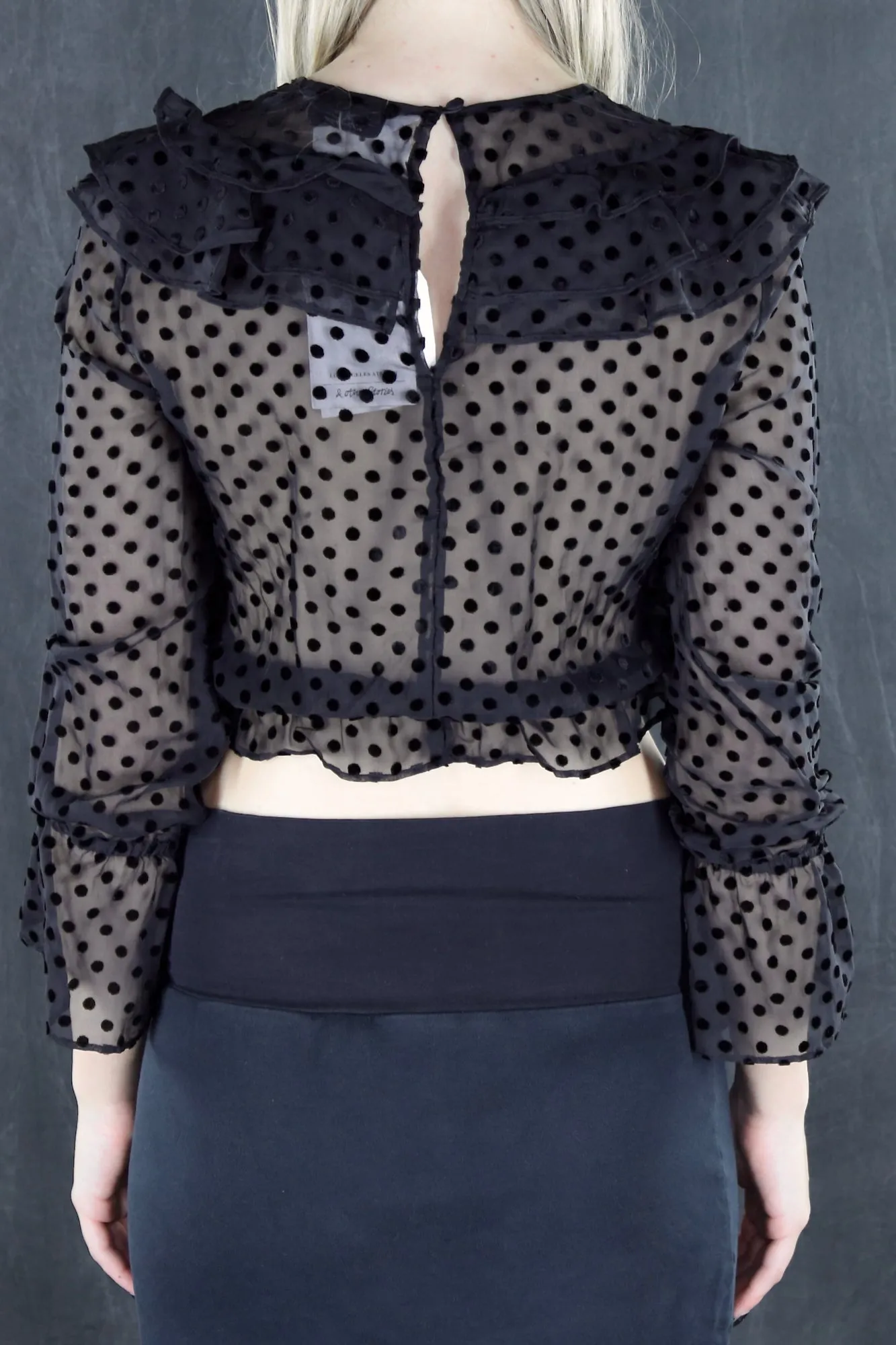 & Other Stories Sheer Prarie Top - XS