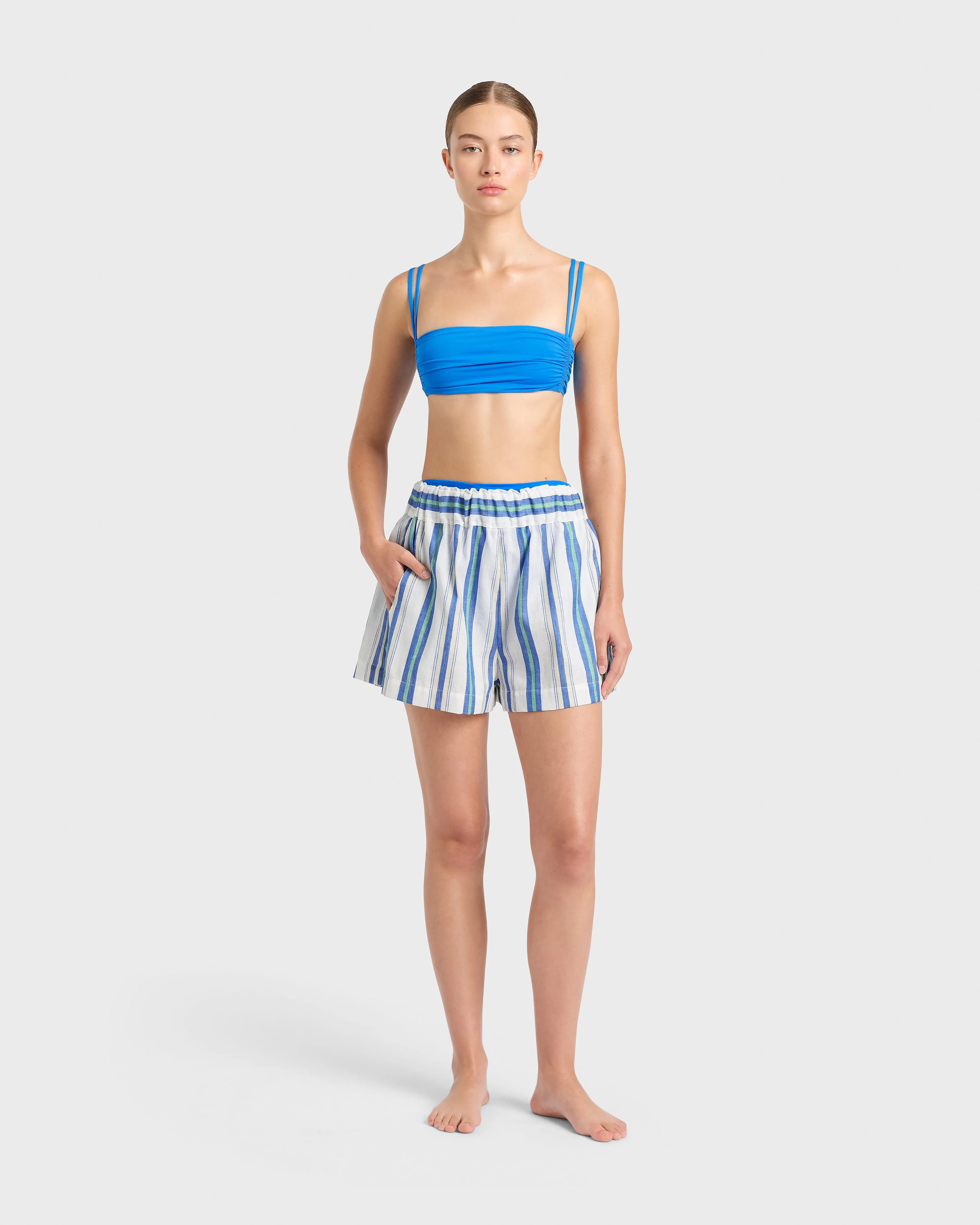 Arezzo Elasticated Short - Lapis