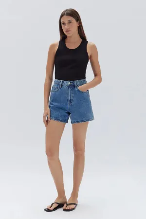 Assembly Label - Vintage Denim Short (Dark Stone)