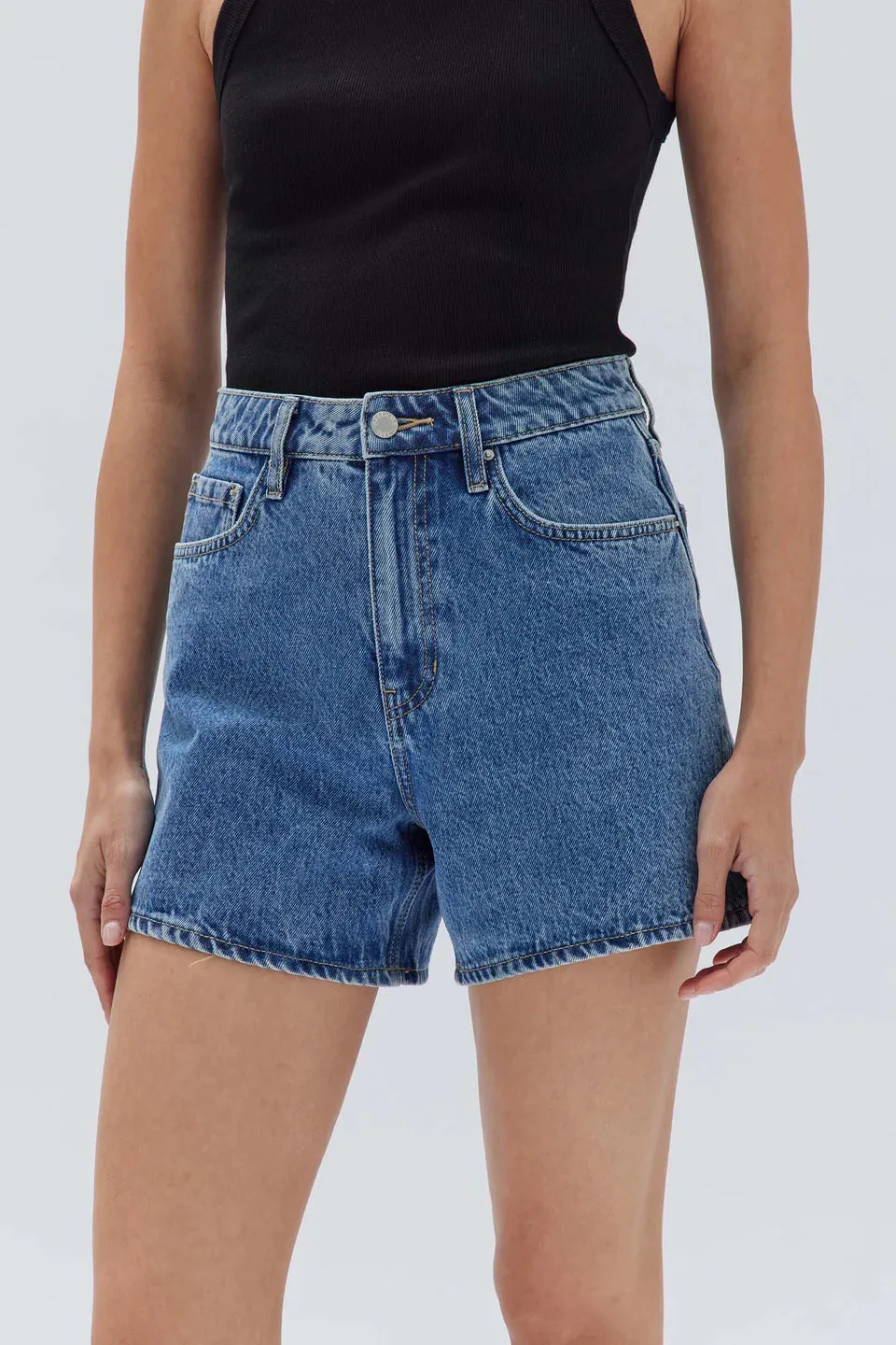 Assembly Label - Vintage Denim Short (Dark Stone)