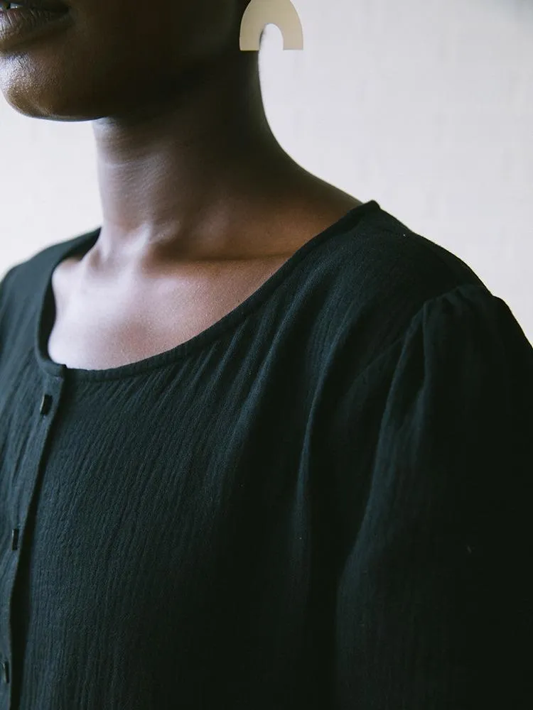 Barcelona Blouse, Black