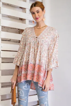 Bella Ruffled Babydoll Top