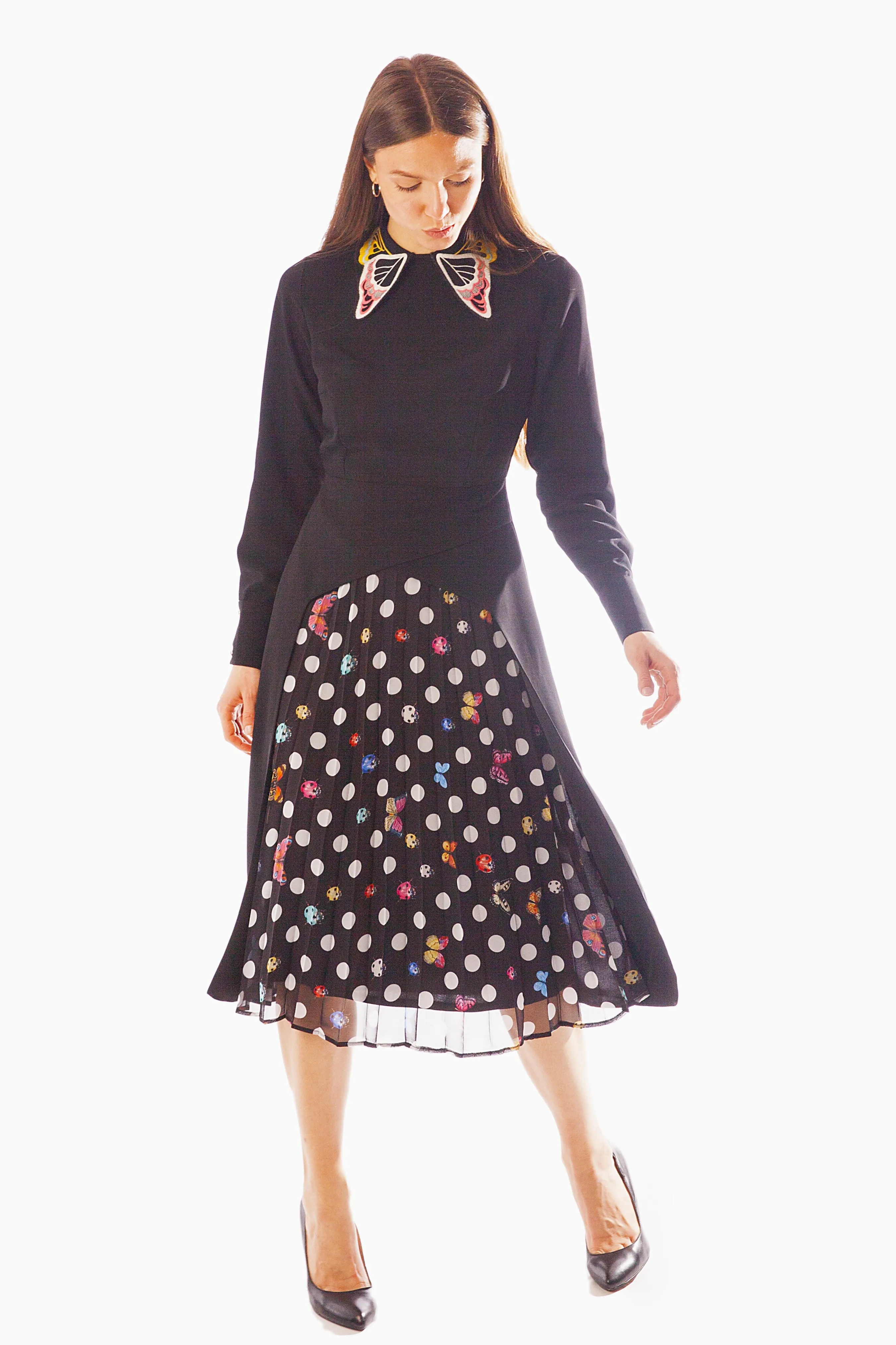 Butterfly Collar Dress