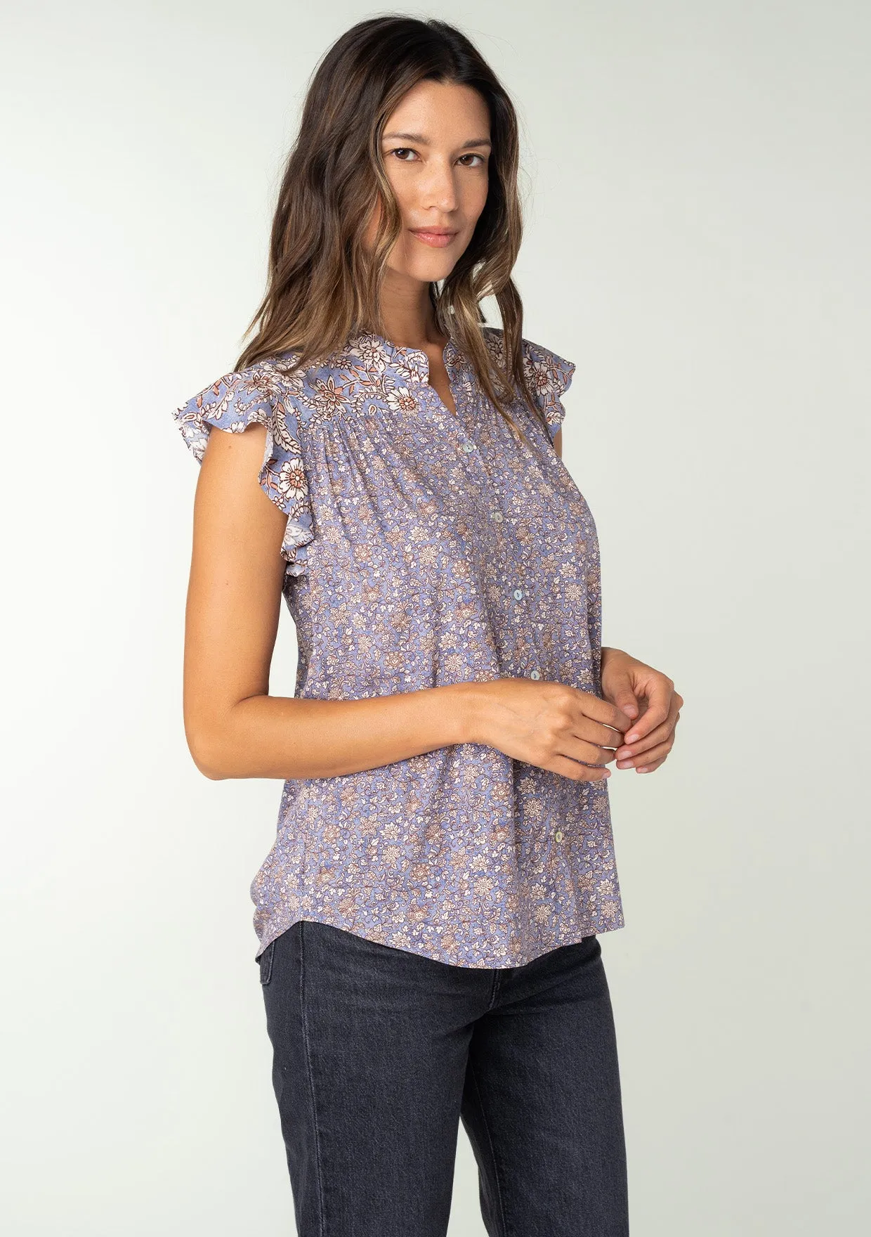 Carson Flutter Sleeve Top