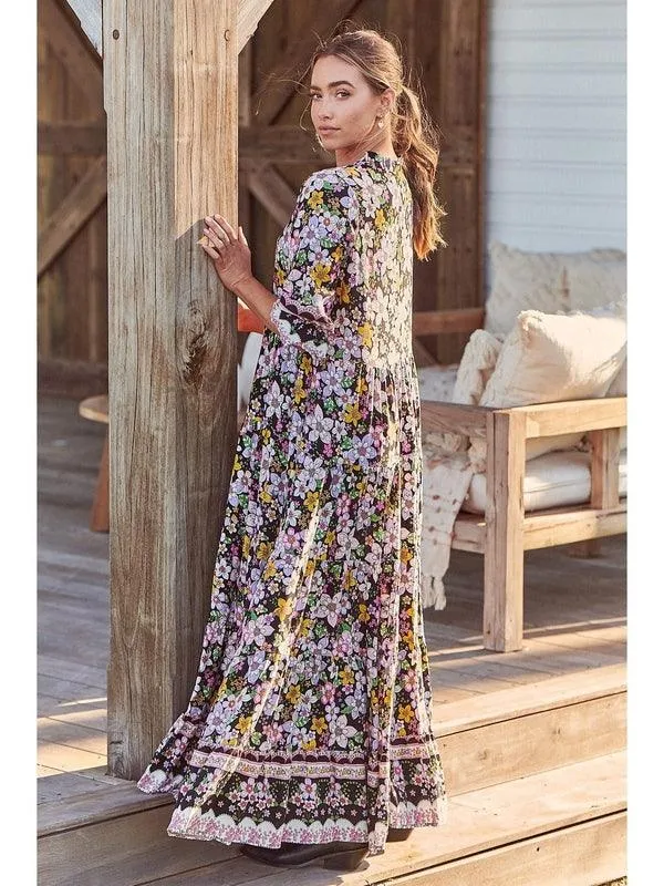 JAASE Firefly Print Tillie Maxi Dress
