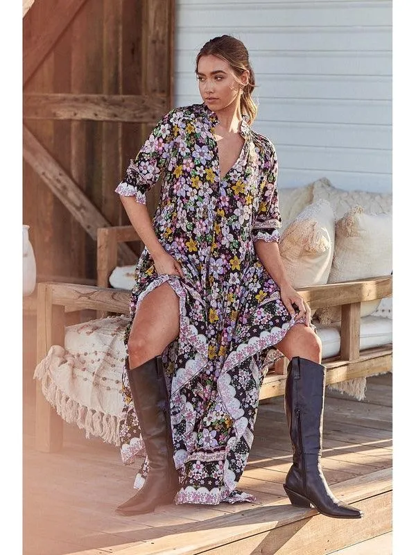 JAASE Firefly Print Tillie Maxi Dress