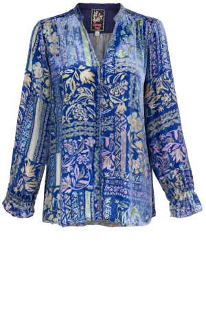 Johnny Was Joasie Burnout Blouse