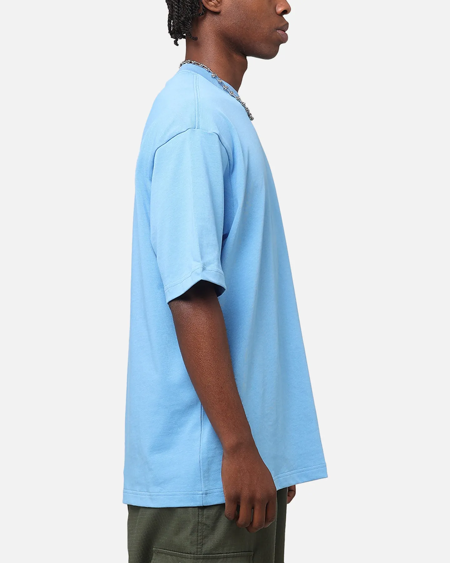 Jordan Brand Sneaker Patch Crewneck T-Shirt Legend Blue