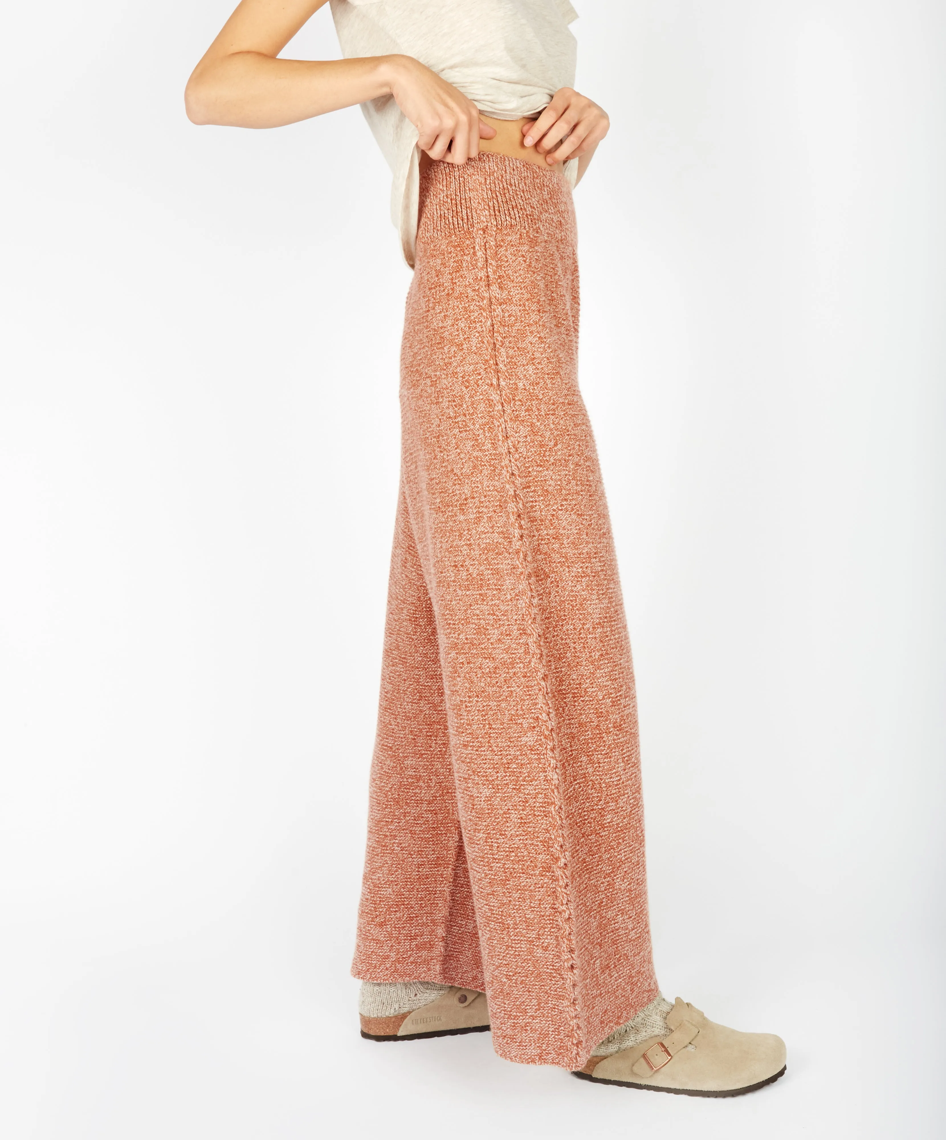 Kestrel Cropped Trousers Cedar Marl