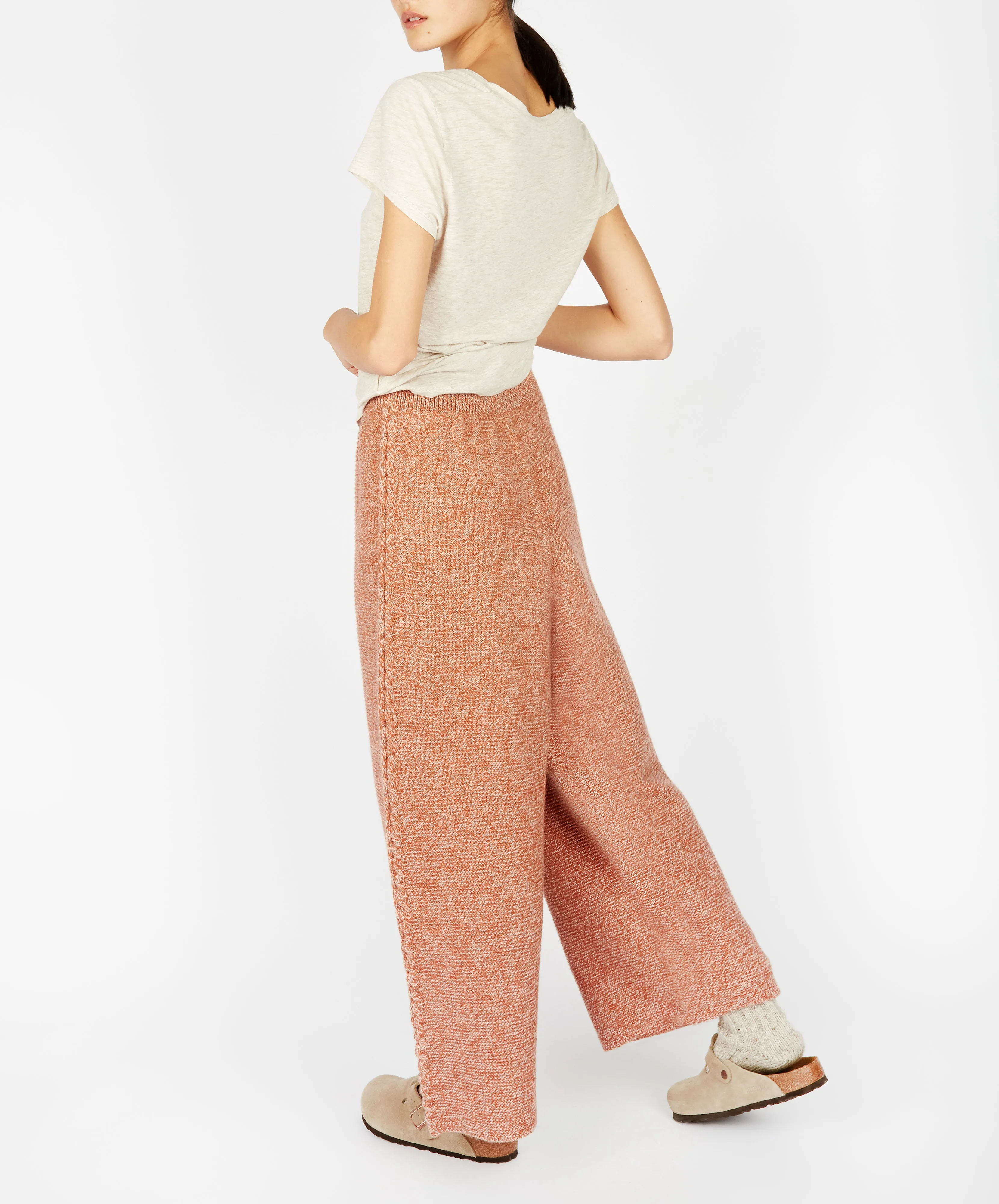 Kestrel Cropped Trousers Cedar Marl