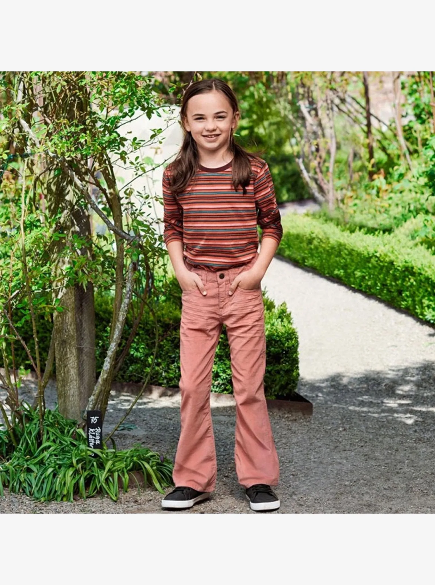 Kids Velvet Flared Jeans