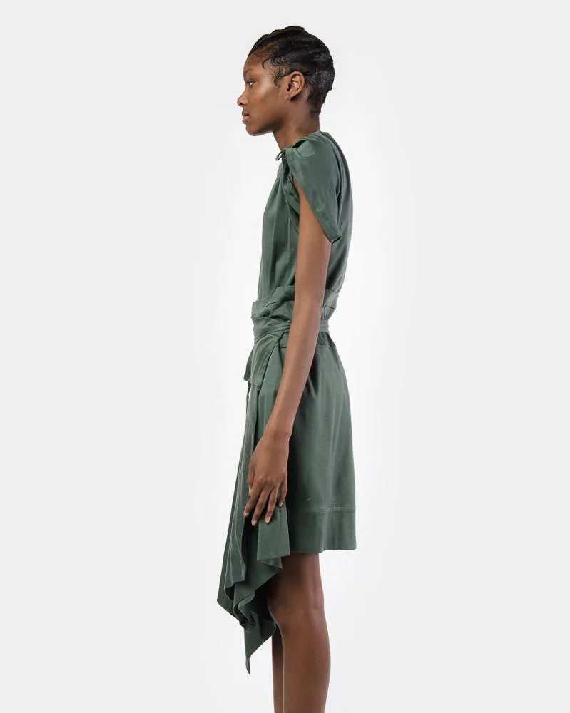 Loko Dress in Verdigris