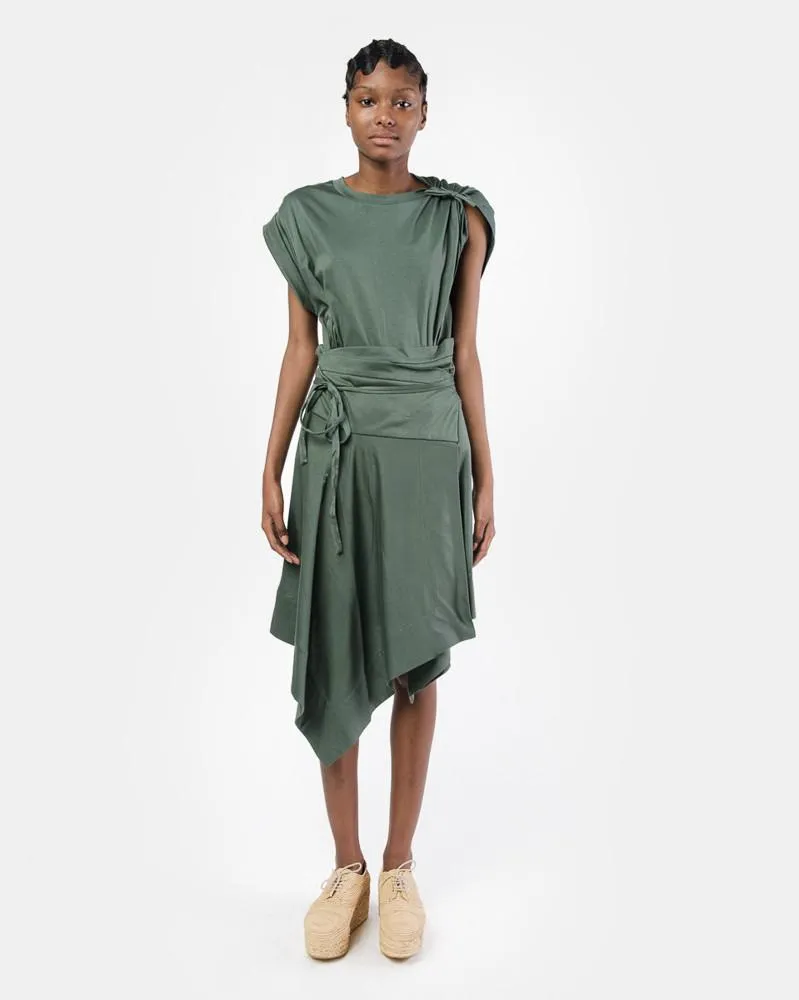 Loko Dress in Verdigris