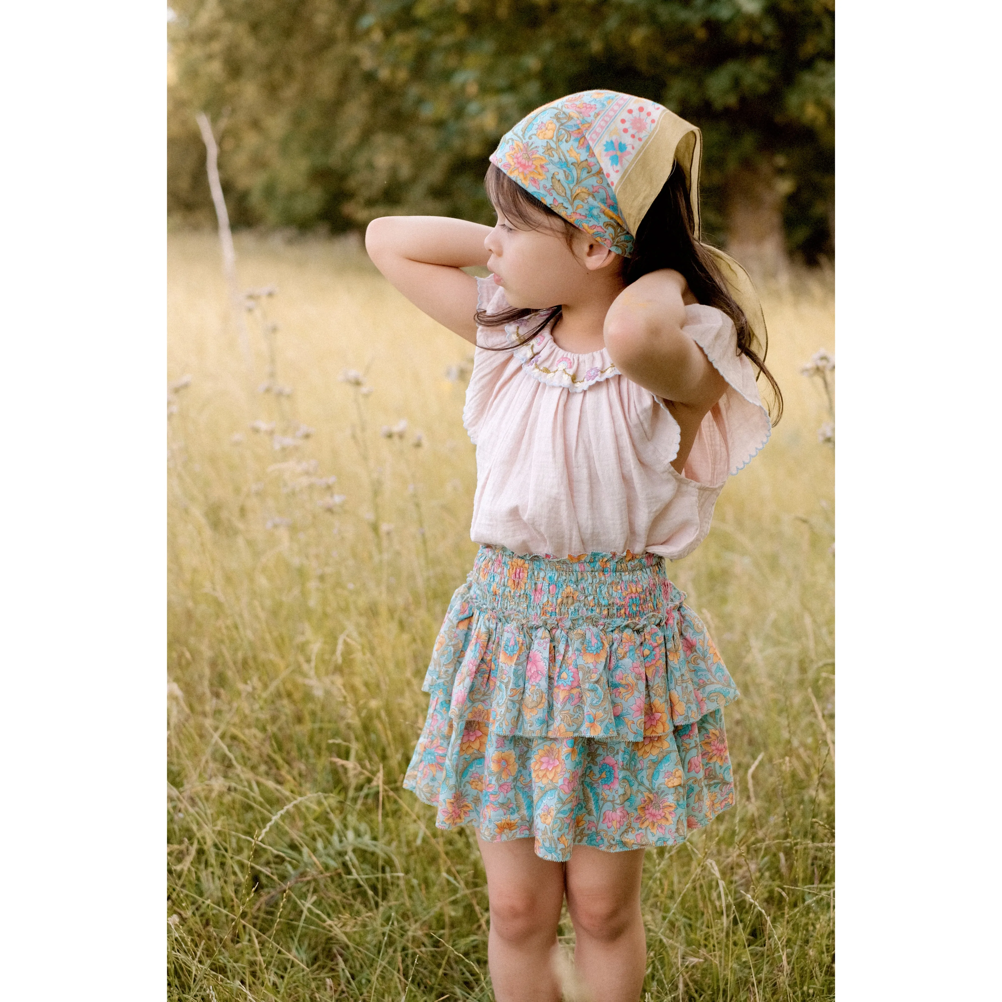 Louise Misha Blouse Antoinette Double Gauze Blush