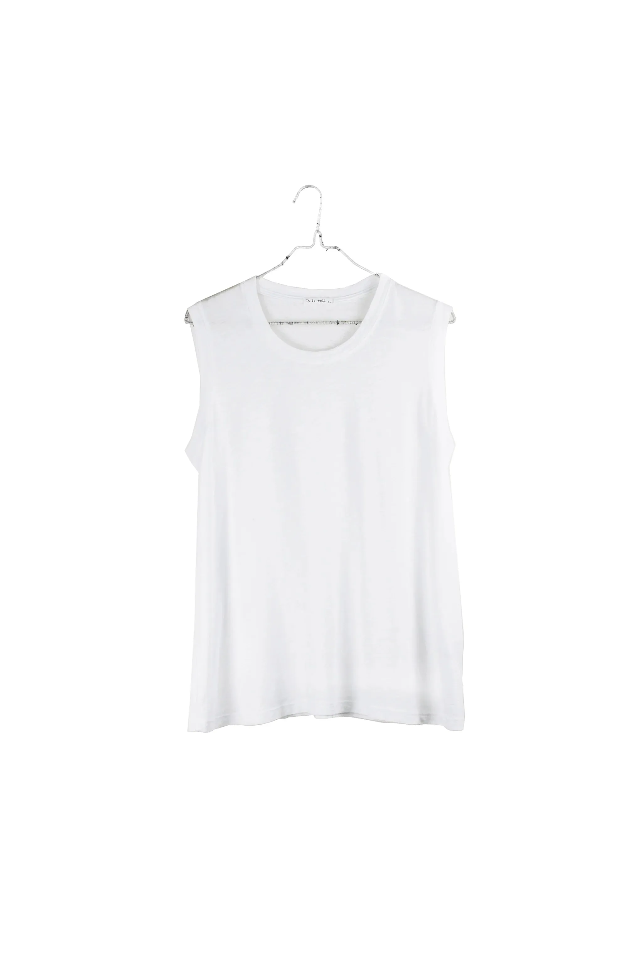 Muscle Tee in Salt