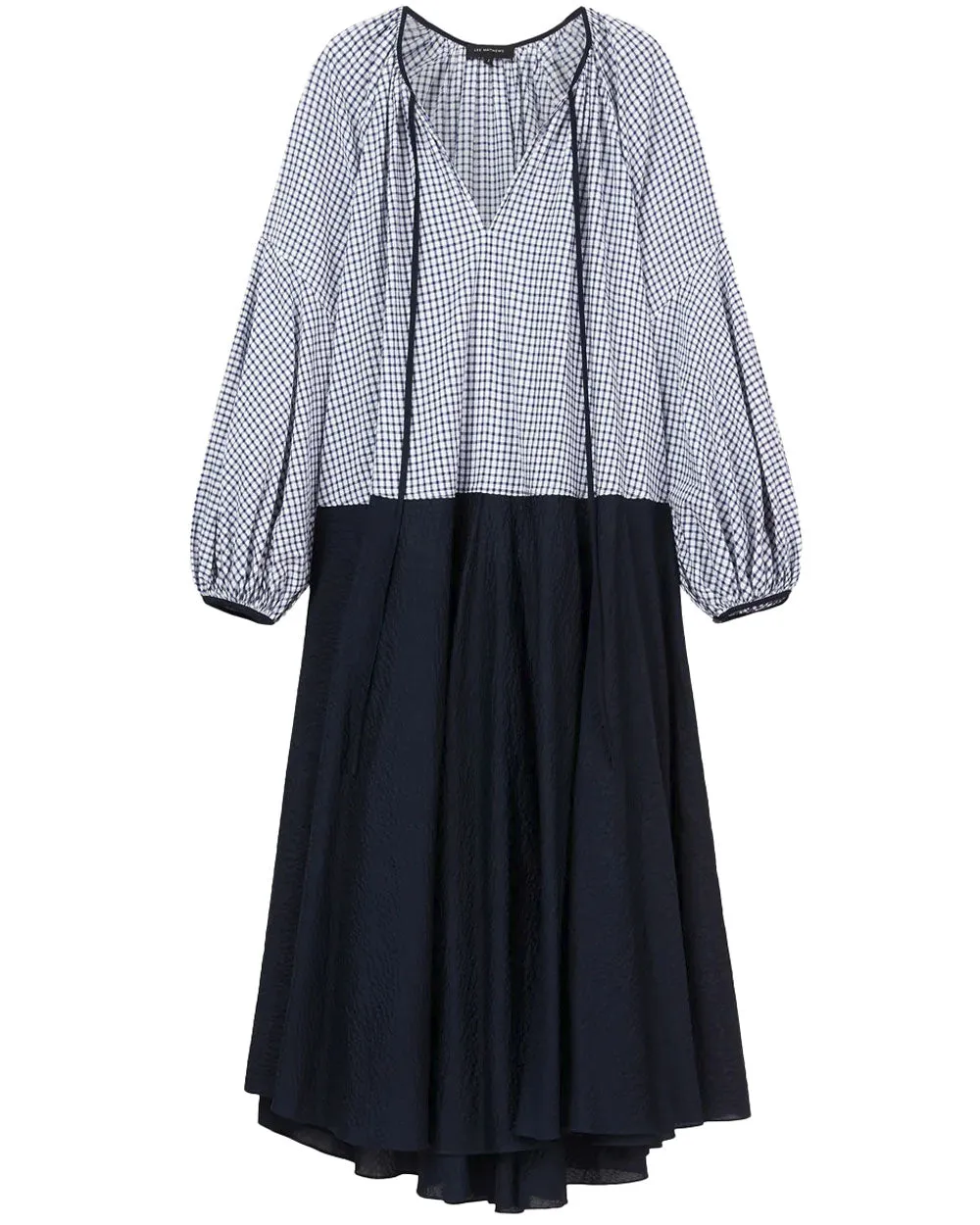 Navy Olive Dress
