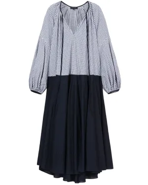 Navy Olive Dress