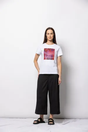 Pretty In Pink Tee - White