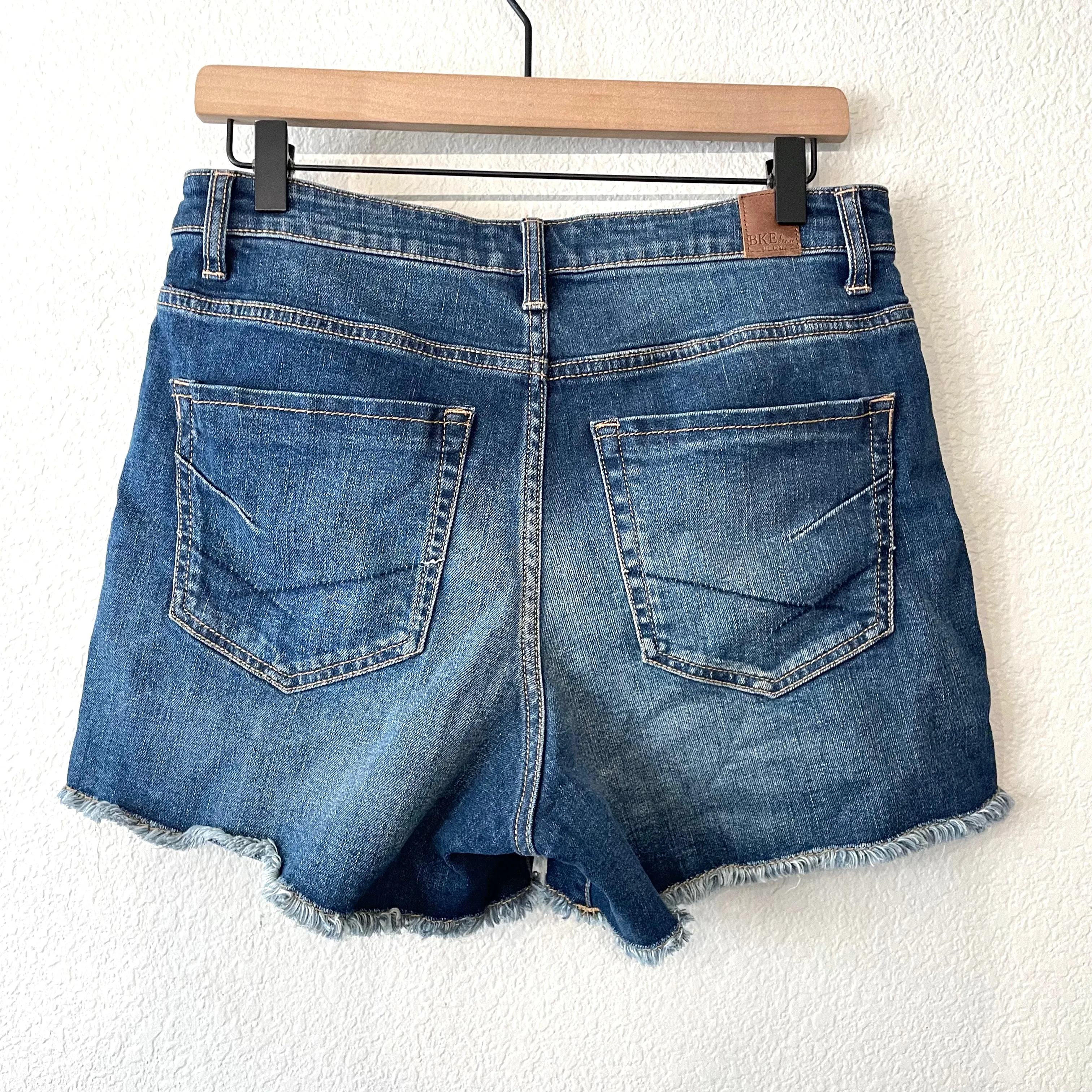 Raw Hem Jean Shorts
