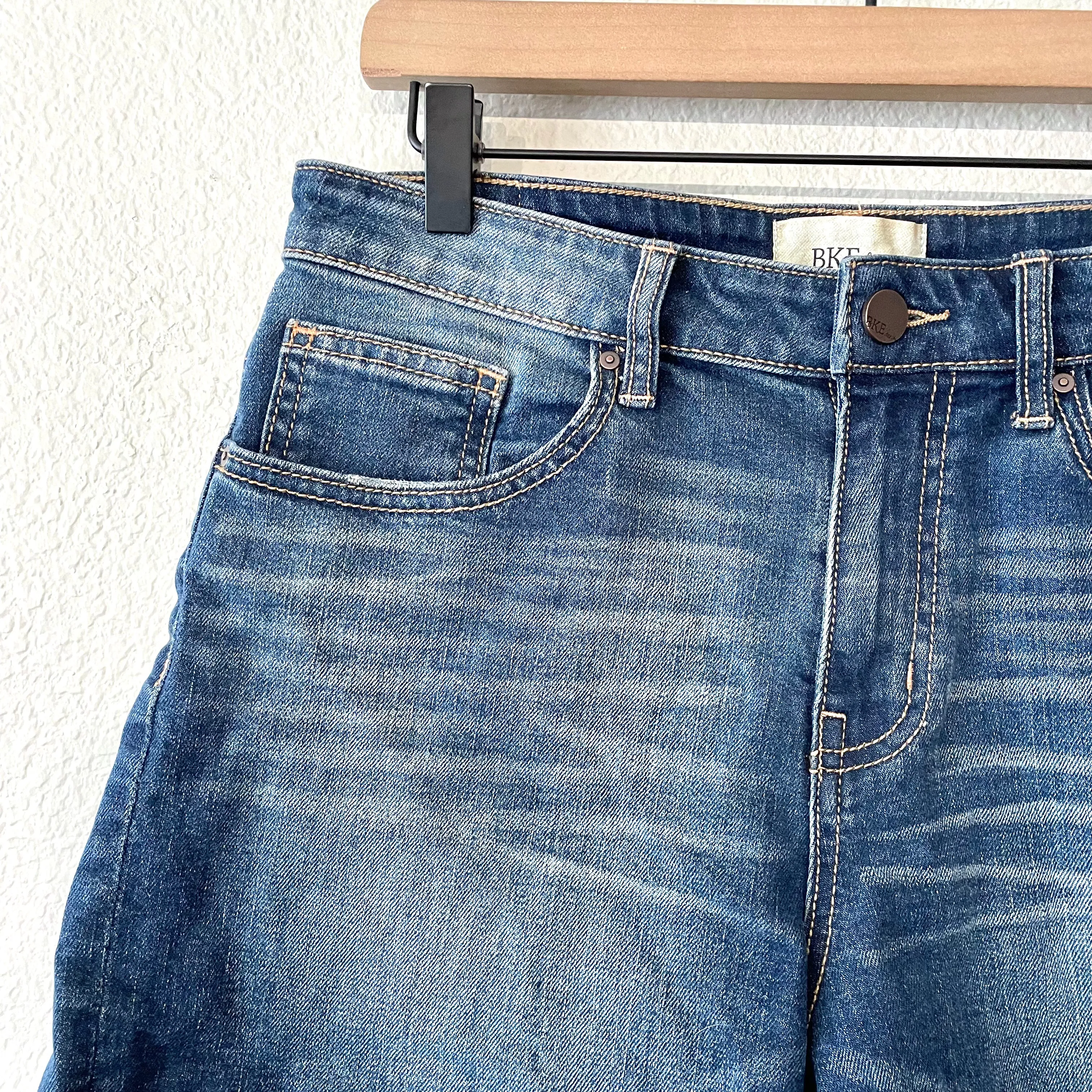 Raw Hem Jean Shorts