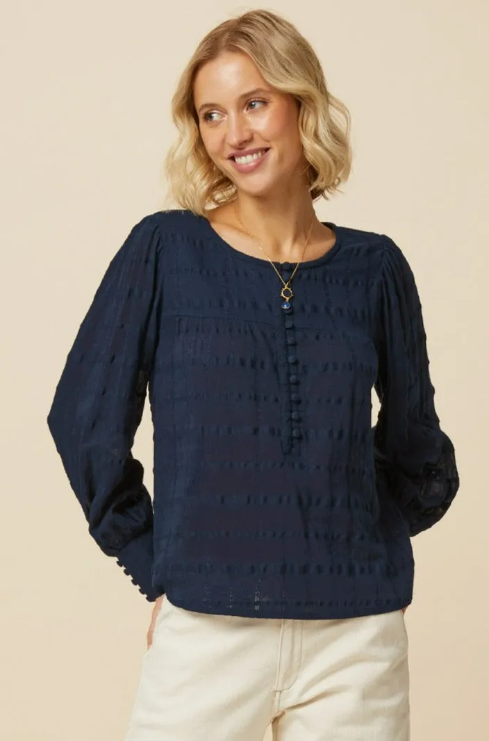 Roch Blouse | Navy