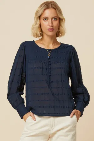 Roch Blouse | Navy