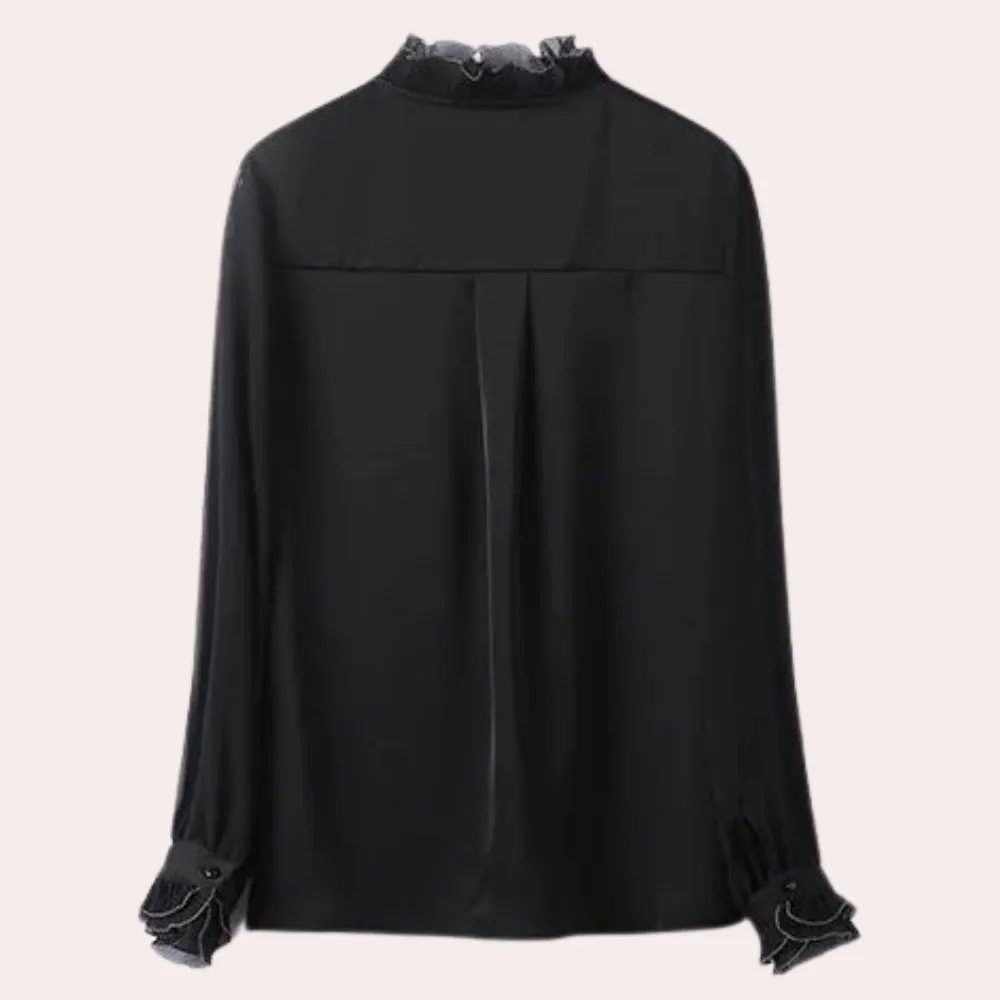 Ruffled Collar Blouse