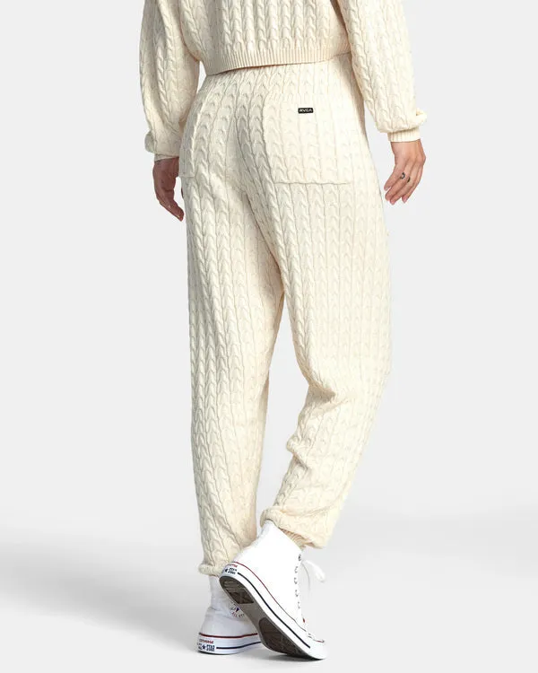 RVCA SOFT CABLE JOGGERS - TFH0
