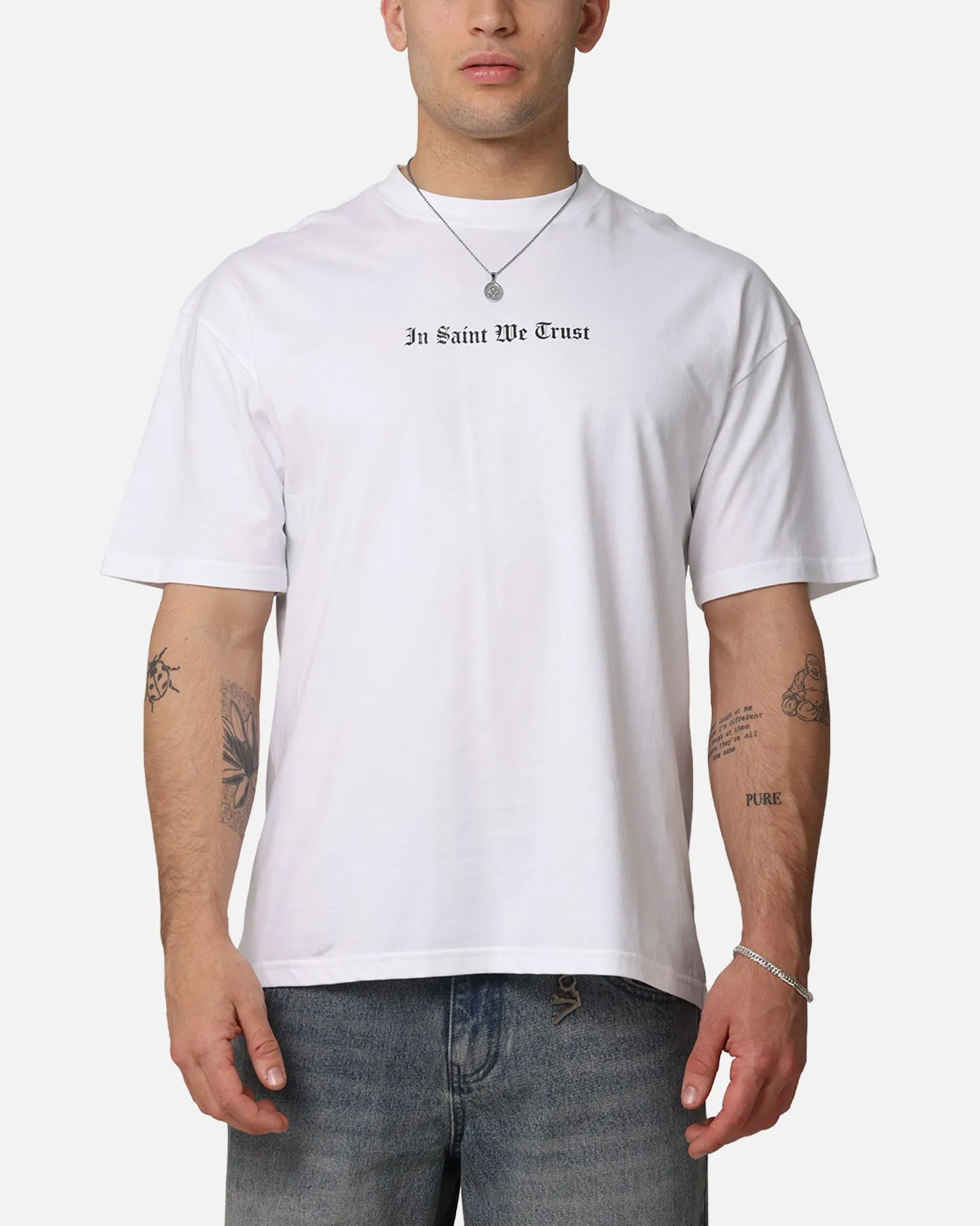 Saint Morta Virtues T-Shirt White