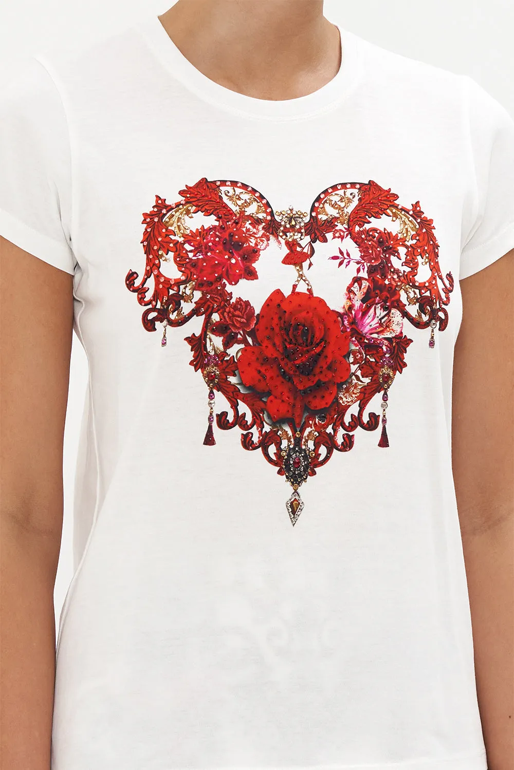 SLIM FIT  ROUND NECK T-SHIRT CROWN OF THORNS