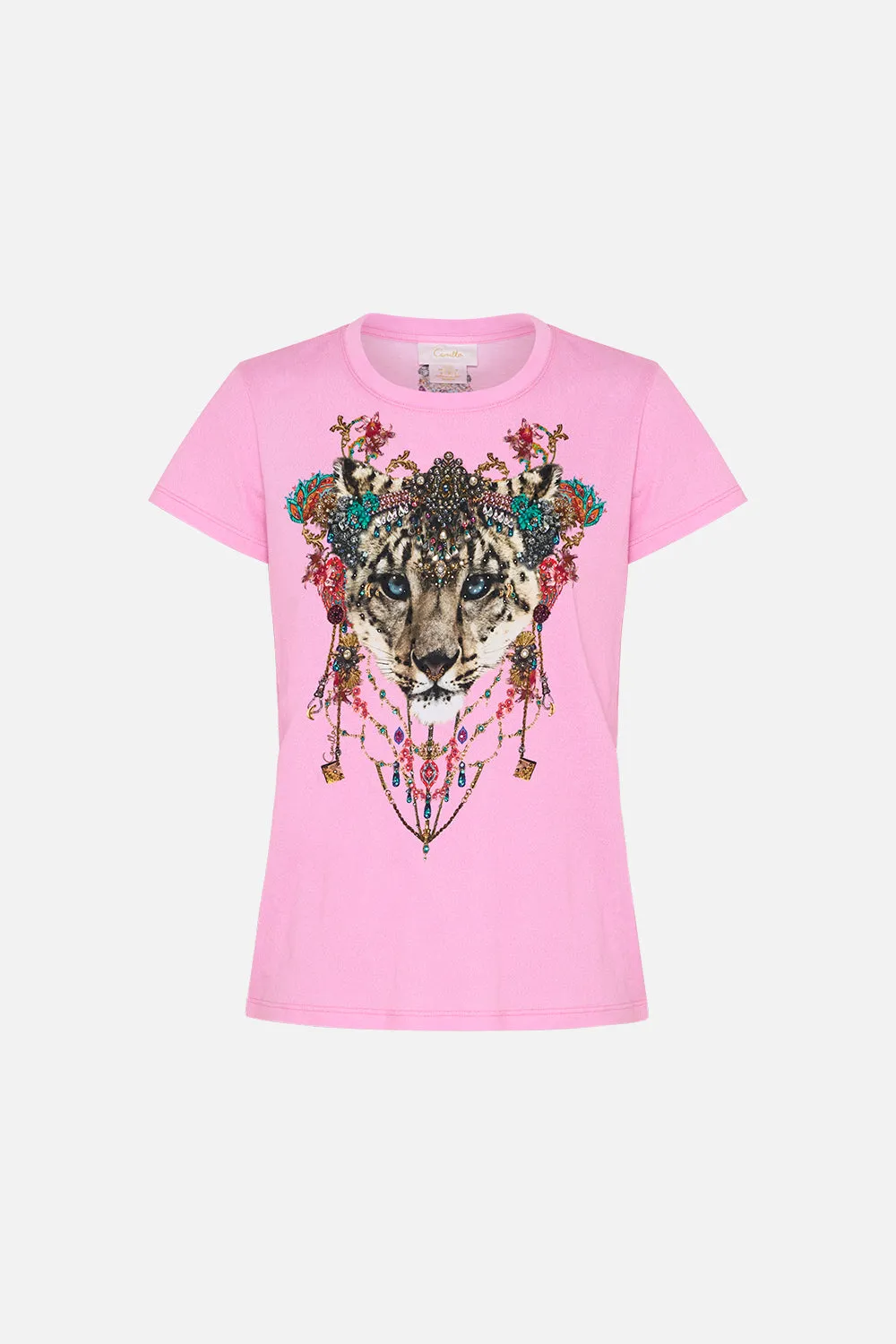 SLIM FIT  ROUND NECK T-SHIRT QUEEN ATLANTIS