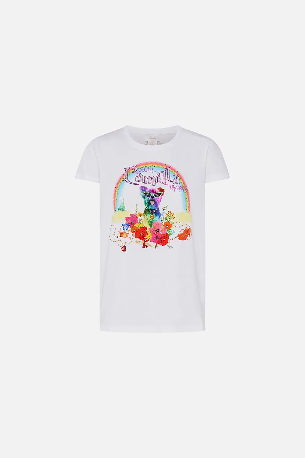 SLIM FIT  ROUND NECK T-SHIRT SUNLIGHT SYMPHONY