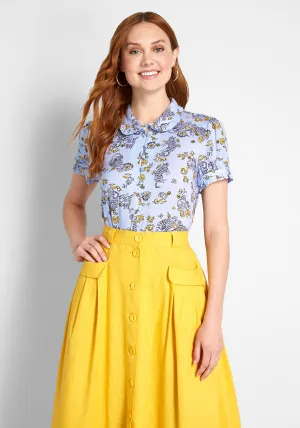 Thoroughly Ladylike Short Sleeve Top