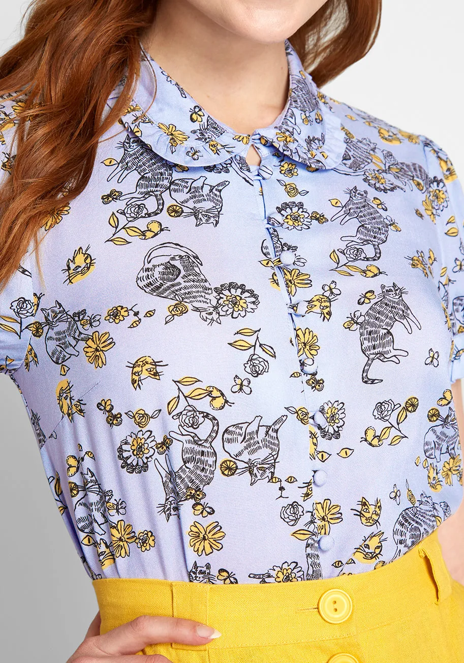 Thoroughly Ladylike Short Sleeve Top