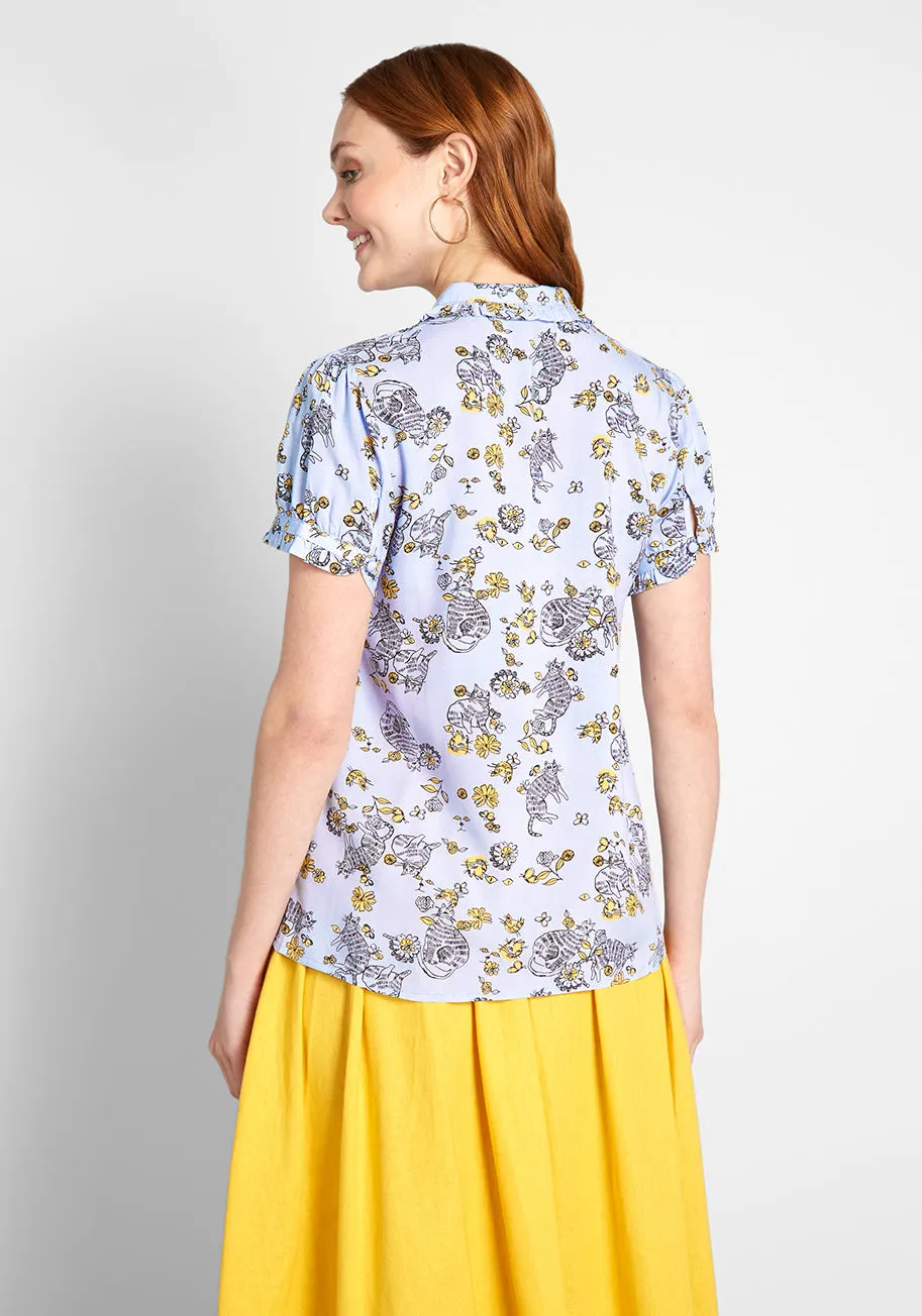 Thoroughly Ladylike Short Sleeve Top