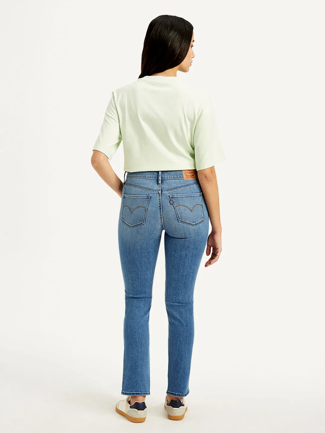 Women's Mid Rise 312 Slim Fit Blue Jeans